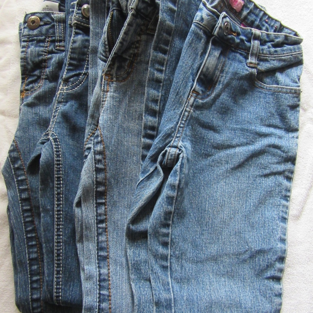 LOT of 4 Girl's Jeans Size 10